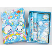 Kamio cute stationery set box pencil eraser clip cute