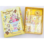 Kamio cute stationery set pencil eraser box clip cute