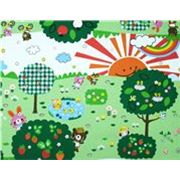 Park Bear Kokka Fabric from Japan kawaii half yard