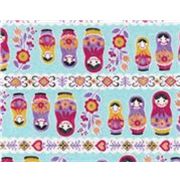 Matryoshka Kokka Fabric from Japan kawaii half yard