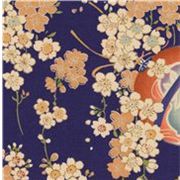 Japanese Peach Blossom Kokka Fabric from Japan half yard
