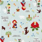 Little Red Riding Hood Push PIN X Kokka Fabric Japan