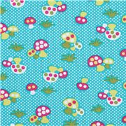 Michael Miller fabric Caribe Retro Mushrooms toadstools