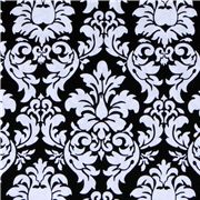 Michael Miller fabric Dandy Damask black-white