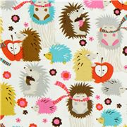 Michael Miller fabric Hedgehog Meadow cute hedgehogs