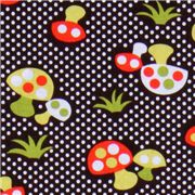 Michael Miller fabric Spice Retro Mushrooms toadstools
