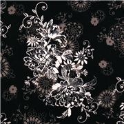 Michael Miller fabric Zephyr flower ornaments