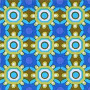 Michael Miller fabric blue Ground Cover plants