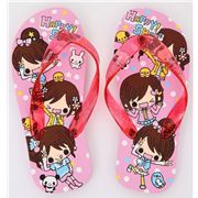 Q-Lia flip-flop children sandals cute girls kawaii