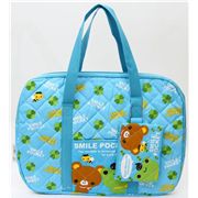 Q-Lia kawaii bag cute bear with cloverleaves