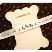 beiges Zakka B�ndchen s�sse Ameisen mit Fr�chten 15mm