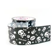 big skull Deco Tape with stars and bones