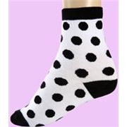 white polka dots Socks