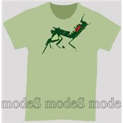 beige-gr�nes CubicEx T-Shirt Ant Soldier Gr L