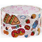 cute big Deco Tape hamburger donuts faces