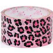 cute big leo print Deco Tape pink spots