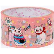 cute big pink cats Deco Tape princess