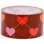 s�sses grosses rotes Klebeband mit Herzen
