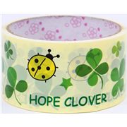 cute big yellow Deco Tape ladybird cloverleaf
