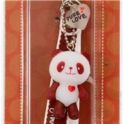 cute blinking panda cellphone charm kawaii