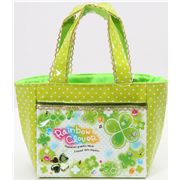 cute cloverleaf lunch bag crystal heart rainbow