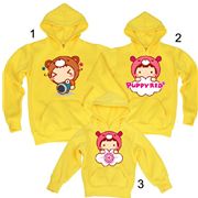 s�sser Kapuzenpullover japanische Figur Hoodie gelb XXL