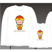 s�sses Longshirt Pullover Chinese weiss kawaii XL