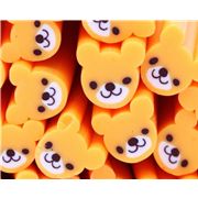cute miniature teddy bear cane clay sticks DIY 5 pcs