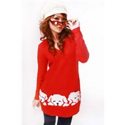 s�sser Welpen Strick-Pullover Hunde rot Japan kawaii