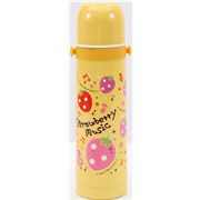 s�sse gelbe Thermos Flasche  Erdbeeren Musik Japan