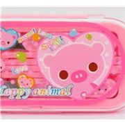 Pink Bento Cutlery Set Kawaii Piggy