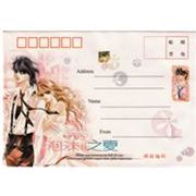 Manga Girl kawaii Envelope pink Dress