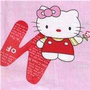 pink Hello Kitty fabric photographer kawaii 0.5m