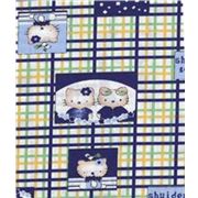 cute kawaii fabric with Hello Kitty and Daniel 0.5m