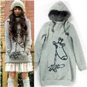 cute kawaii Hoodie Sweater with Giraffe