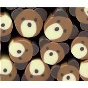 kawaii miniature bear cane clay sticks DIY 5 pcs