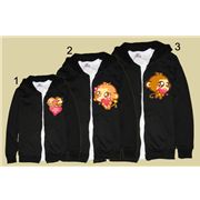 monkey hoodie sweater YoYo & CiCi black for child