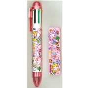 pink ballpoint multicolored pen Nohohon Park