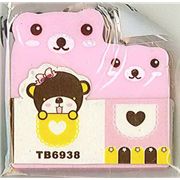 pink bear eraser cute kawaii