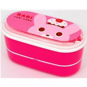 pink bunny cupcakes Bento Box Lunch Box cute