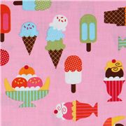 pinker Stoff Eiscreme Becher Robert Kaufman kawaii