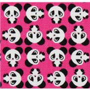 pink panda Kokka oxford cloth fabric from Japan