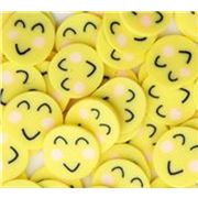 s�sse kawaii Happy Smiley Ton Scheiben DIY 10 St�ck