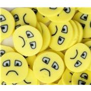 s�sse kawaii Unhappy Smiley Ton Scheiben DIY 10 St�ck