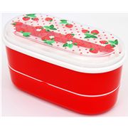 red Phoenix Bento Box strawberry flowers Lunch Box cute