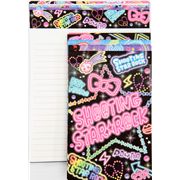 skull glitter Letter Paper Set peace stars