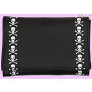 black skulls wallet