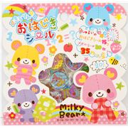 Sticker T�te bunte Teddy B�ren Aufkleber Japan kawaii