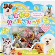 Sticker T�te s�sse Haustiere Aufkleber Japan