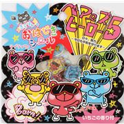 Sticker T�te lustige Tiere Aufkleber aus Japan
